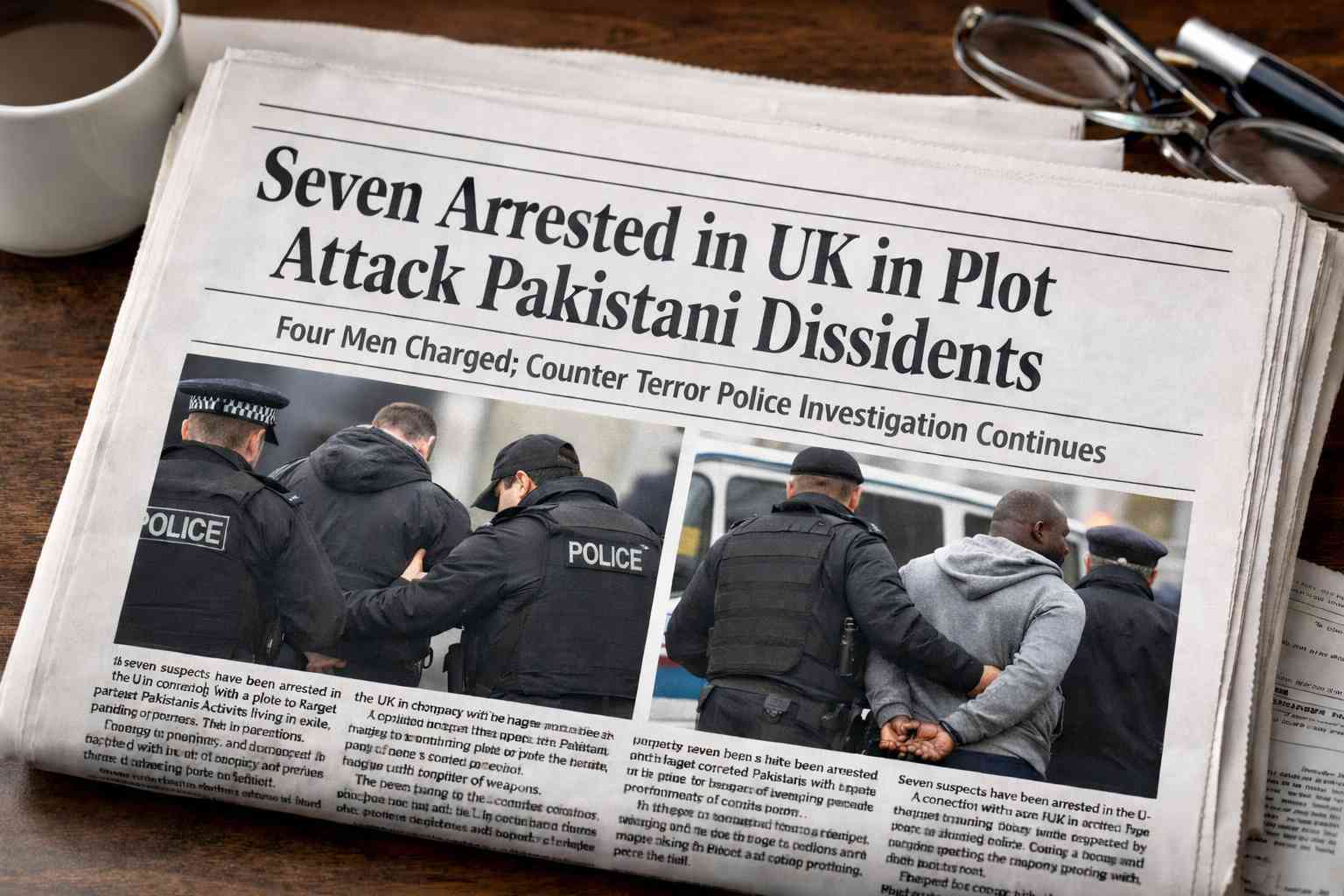 UK Arrests Seven Suspects