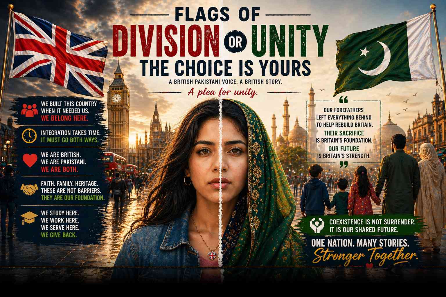 British identity crisis and belonging debate in multicultural UK