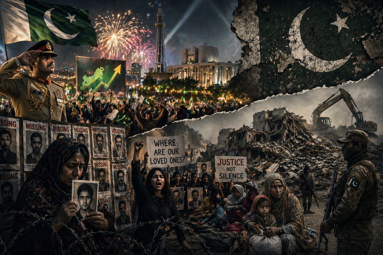 Selective patriotism in Pakistan highlighting ignored human rights abuses