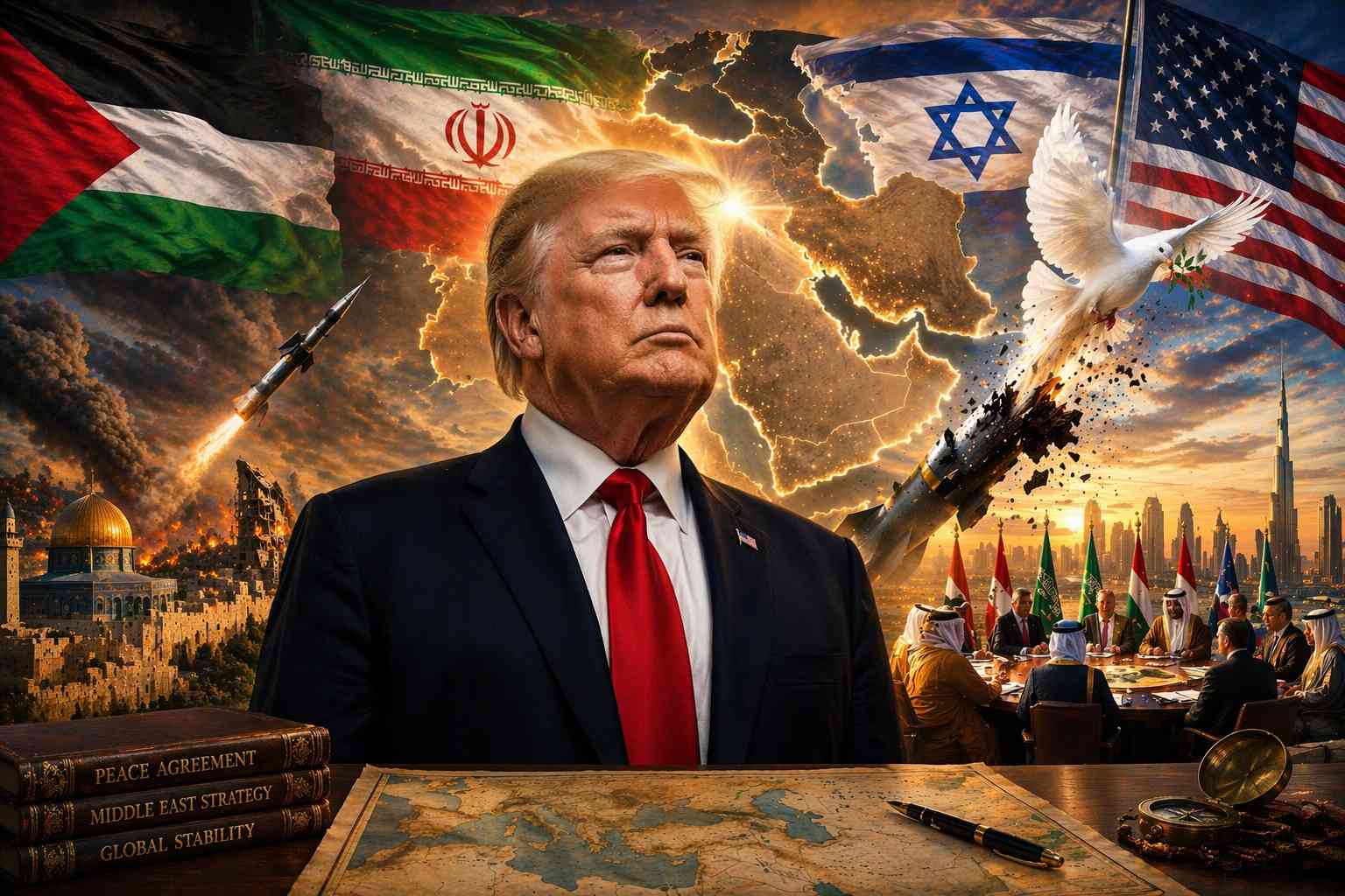 Trump Palestine deal strategy to end Iran war and reshape Middle East geopolitics