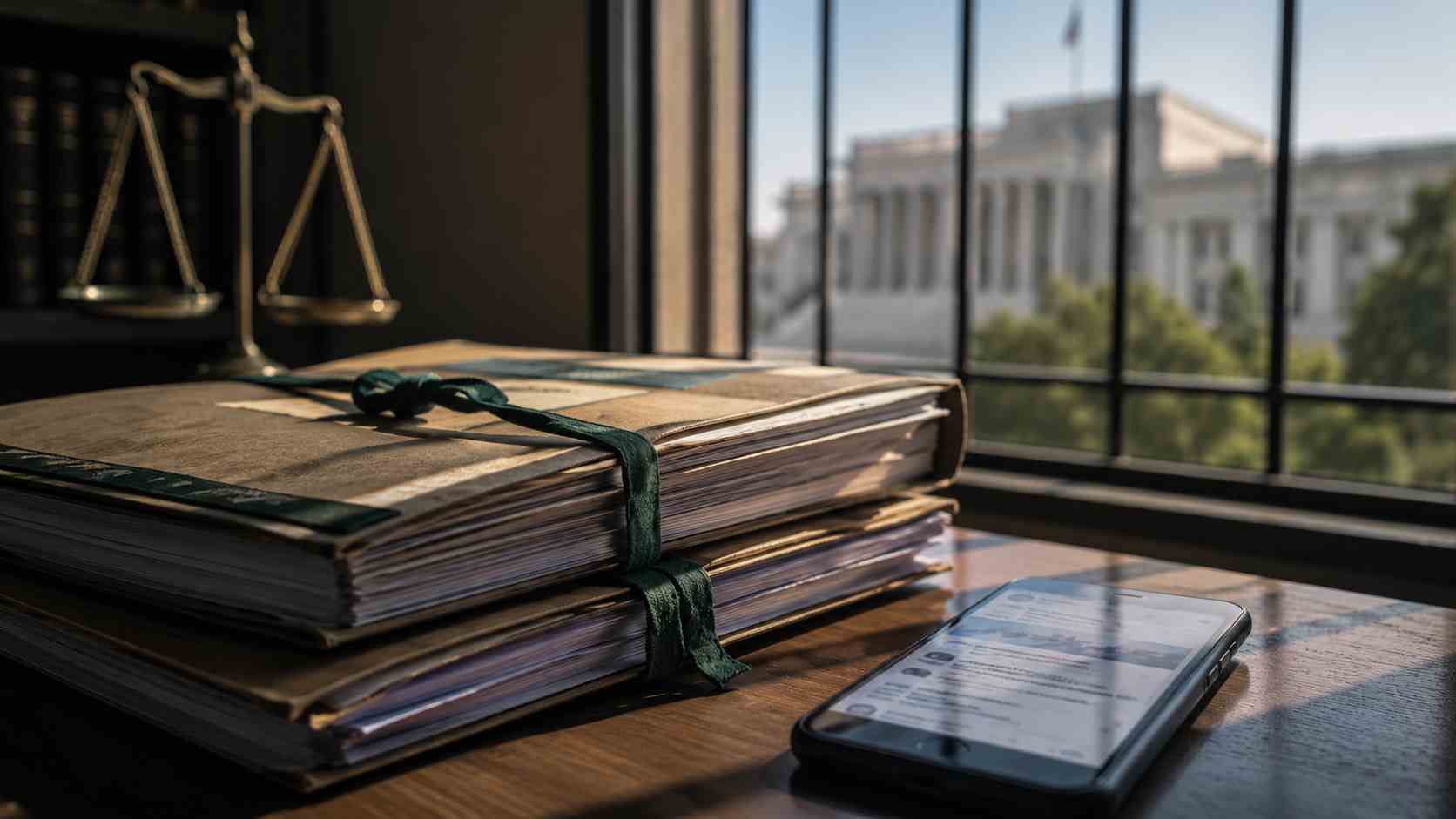 Case files and phone symbolising the Imaan Hadi PECA case