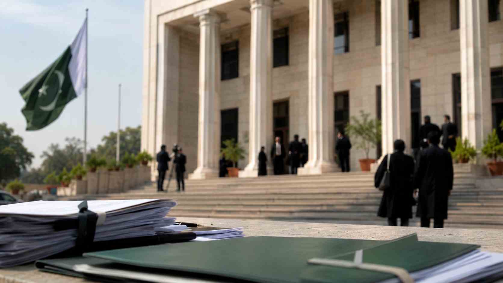 Courthouse scene symbolizing the Imran release force case